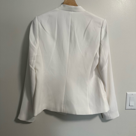 NWOT Banana Republic White Blazer size 4 - Picture 6 of 9